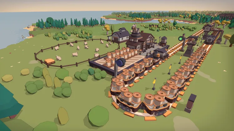 Скриншот Super Loco World - Cozy Train Automation — 1