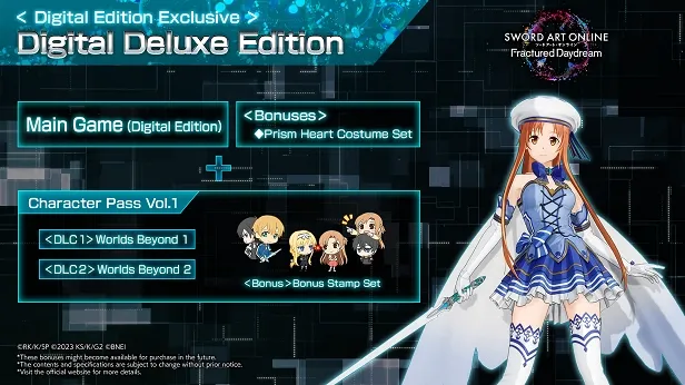Скриншот Sword Art Online Fractured Daydream - Deluxe Edition — 1