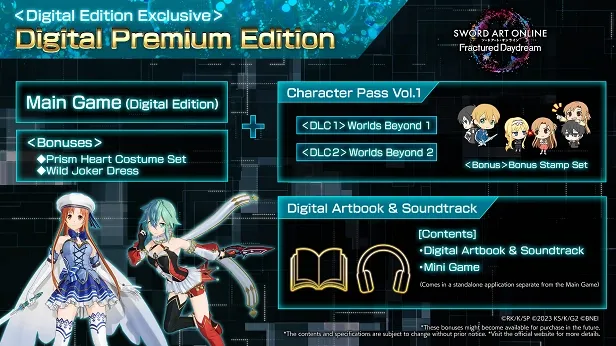 Скриншот Sword Art Online Fractured Daydream - Premium Edition — 1