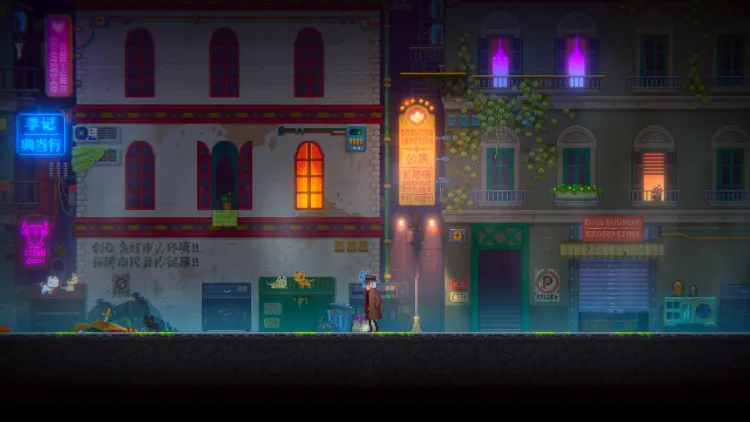 Скриншот Tales of the Neon Sea — 1