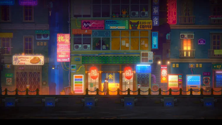 Скриншот Tales of the Neon Sea — 2