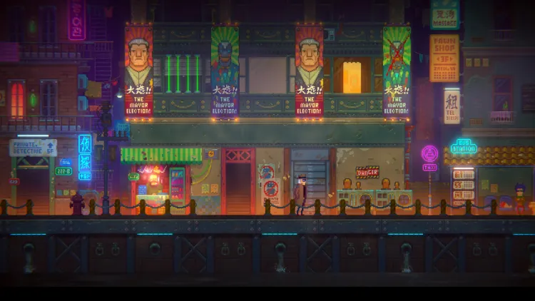 Скриншот Tales of the Neon Sea — 4