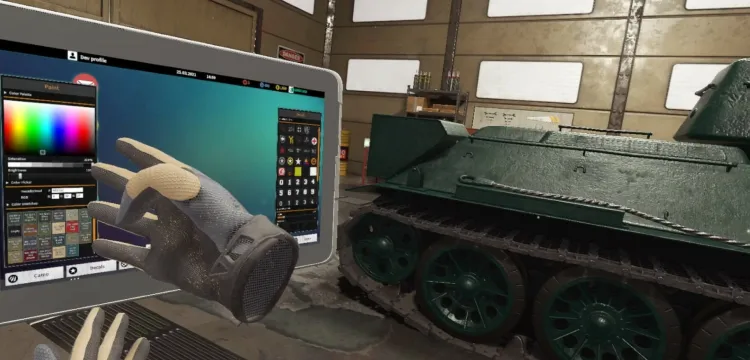Скриншот Tank Mechanic Simulator VR — 3