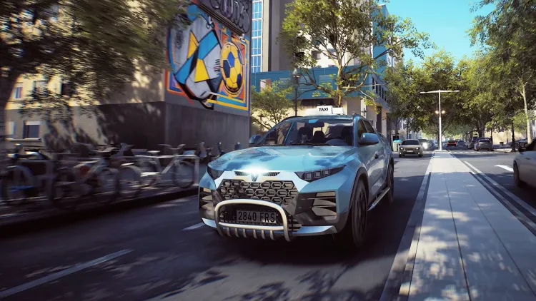 Скриншот Taxi Life: A City Driving Simulator - Delivery Driver DLC — 4