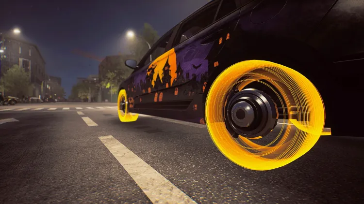 Скриншот Taxi Life: A City Driving Simulator - Halloween Cosmetic Pack DLC — 1