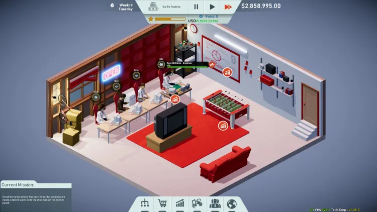 Скриншот Tech Corp. — 2