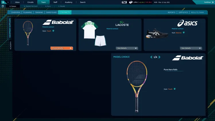 Скриншот Tennis Manager 2021 — 7