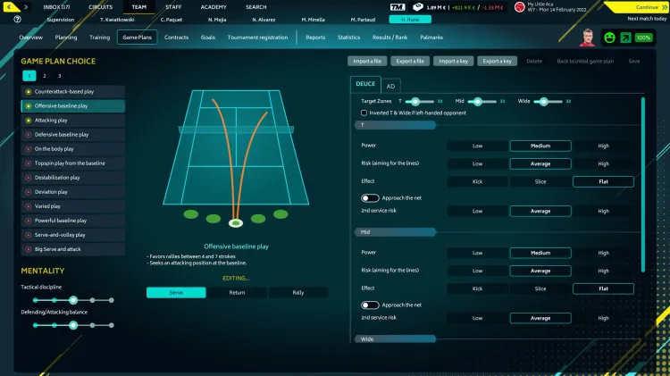 Скриншот Tennis Manager 2022 — 7