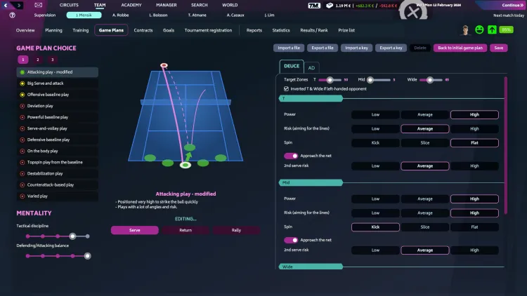 Скриншот Tennis Manager 2024 — 4