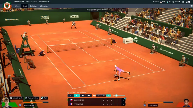 Скриншот Tennis Manager 2024 — 8