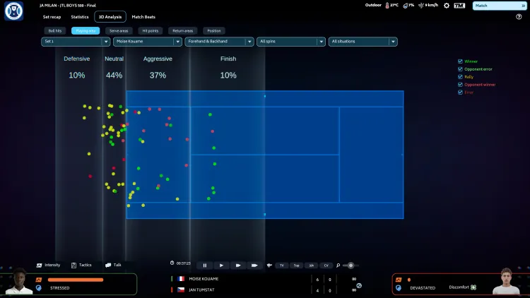 Скриншот Tennis Manager 2025 — 3