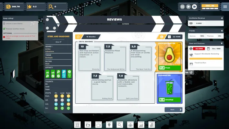 Скриншот The Executive - Movie Industry Tycoon — 2