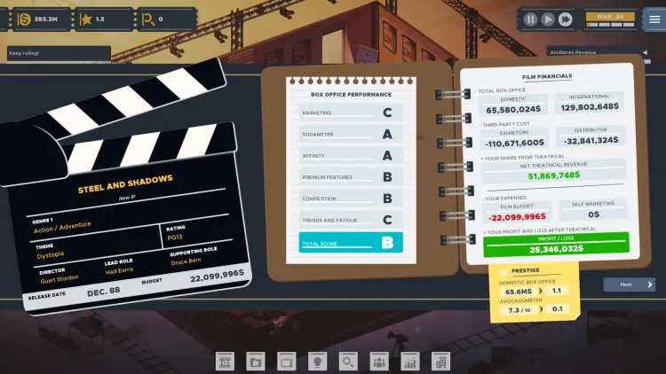 Скриншот The Executive - Movie Industry Tycoon — 3