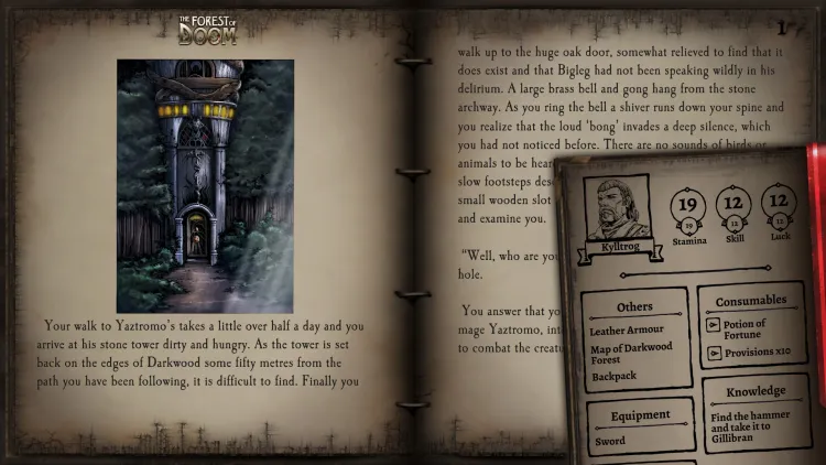 Скриншот The Forest of Doom (Fighting Fantasy Classics) DLC — 2