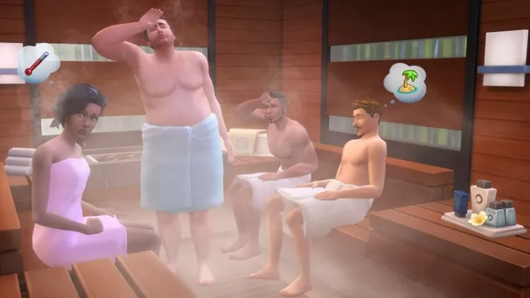 Скриншот The Sims 4: День спа DLC — 3