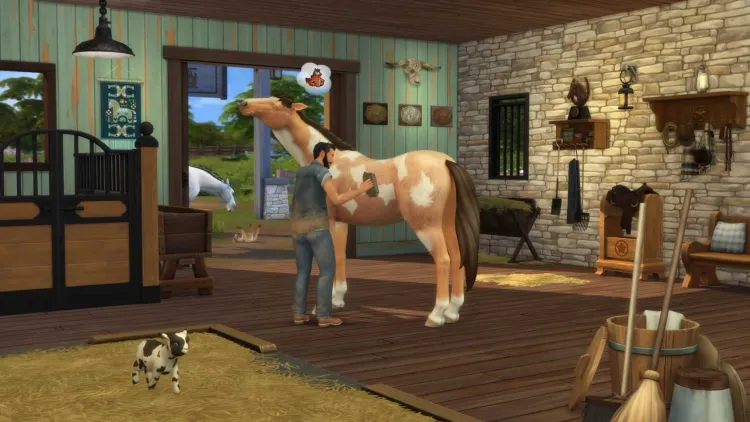 Скриншот The Sims 4. Конное ранчо DLC — 2