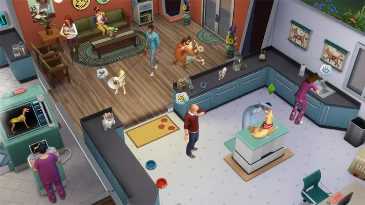 Скриншот The Sims 4. Кошки и собаки DLC — 2