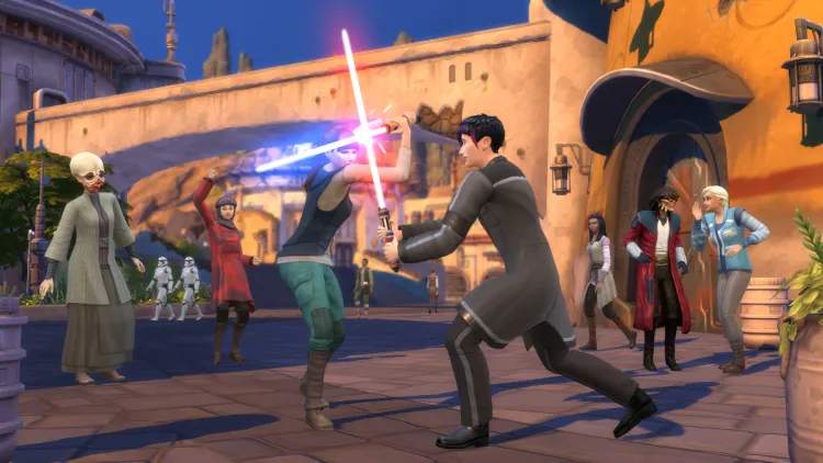 Скриншот The Sims 4: Star Wars: Путешествие на Батуу DLC — 3