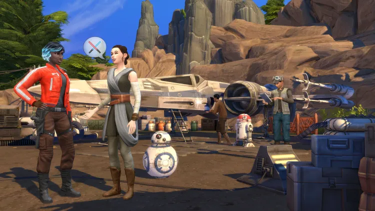 Скриншот The Sims 4: Star Wars: Путешествие на Батуу DLC — 5