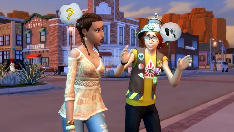 Скриншот The Sims 4: Стрейнджервиль DLC — 1