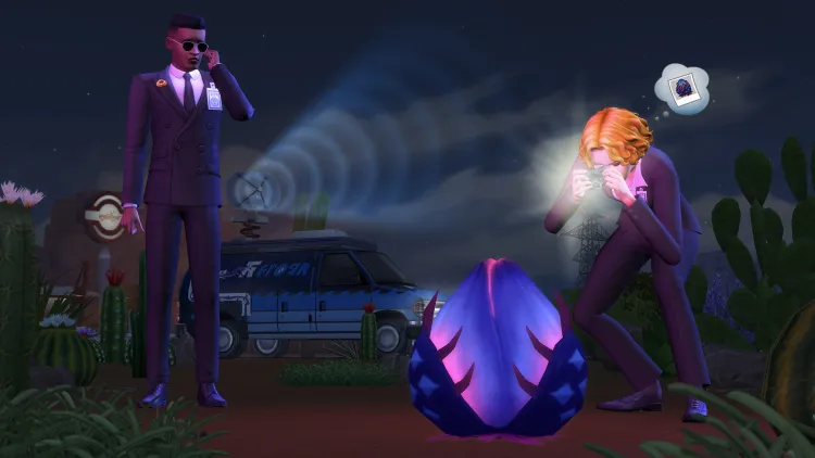 Скриншот The Sims 4: Стрейнджервиль DLC — 4