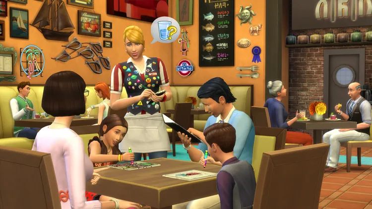Скриншот The Sims 4: В ресторане — 4