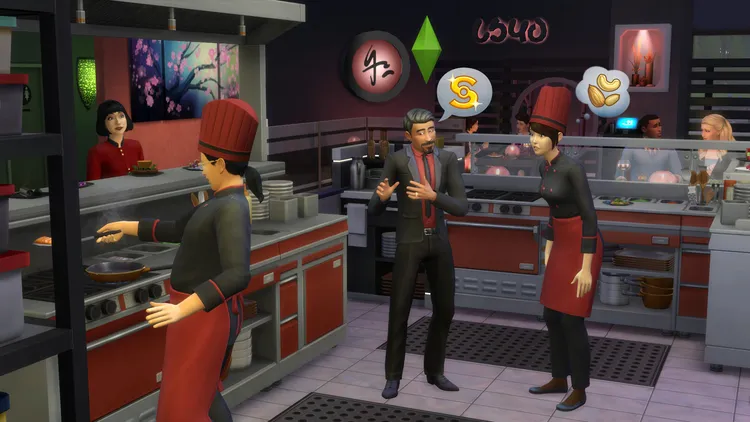 Скриншот The Sims 4: В ресторане — 6