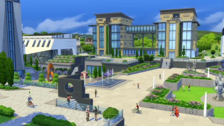 Скриншот The Sims 4. В университете DLC — 2