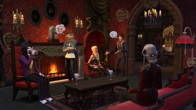Скриншот The Sims 4: Вампиры DLC — 1