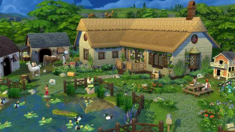 Скриншот The Sims 4. Загородная жизнь DLC — 1