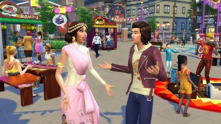 Скриншот The Sims 4. Жизнь в городе DLC — 3