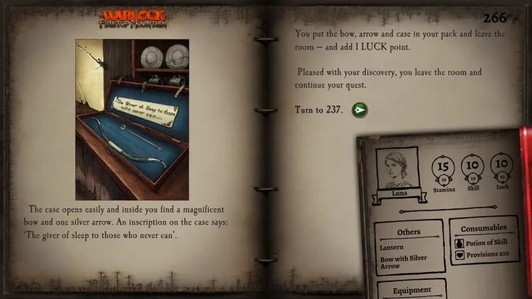 Скриншот The Warlock of Firetop Mountain (Fighting Fantasy Classics) DLC — 1