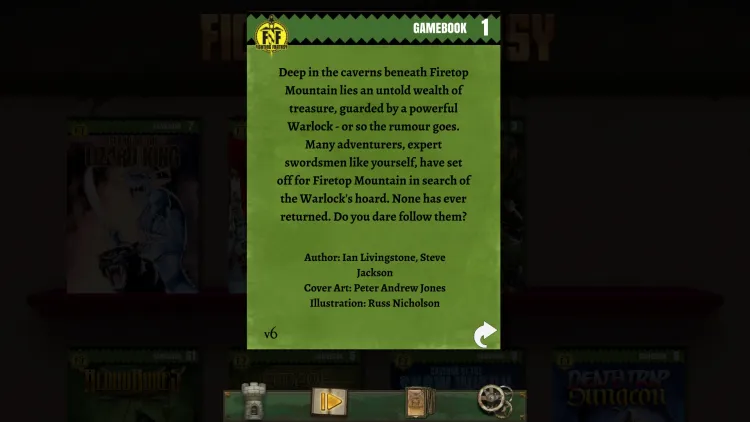Скриншот The Warlock of Firetop Mountain (Fighting Fantasy Classics) DLC — 2