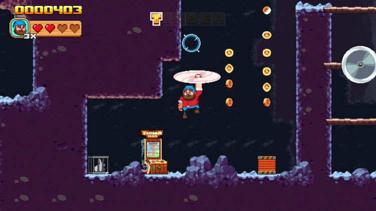 Скриншот Timberman: The big Adventure — 1