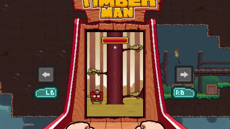 Скриншот Timberman: The big Adventure — 7