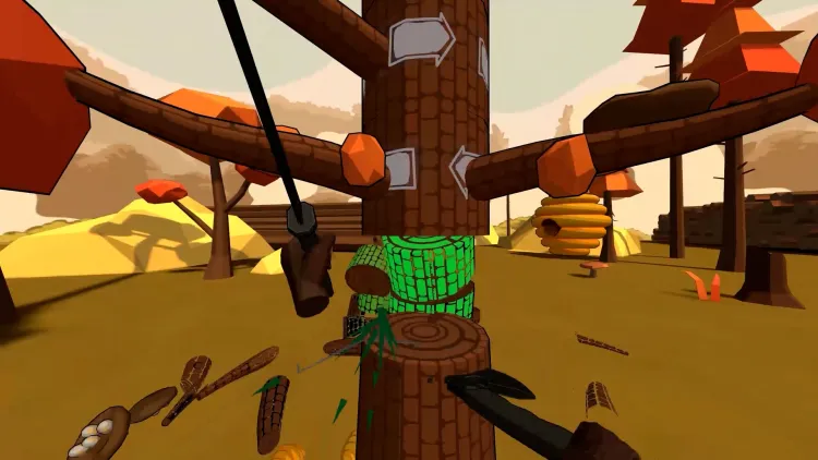 Скриншот Timberman VR — 2