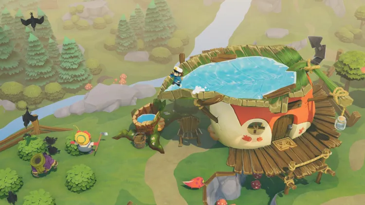 Скриншот Time on Frog Island (Nintendo Switch - Цифровая версия) (EU) — 1