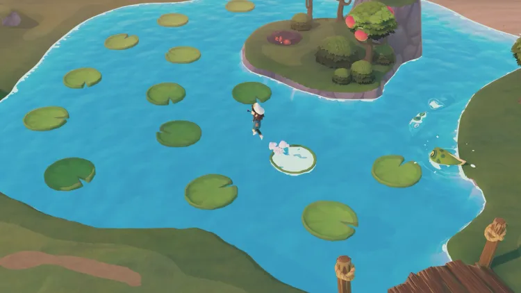 Скриншот Time on Frog Island (Nintendo Switch - Цифровая версия) (EU) — 2