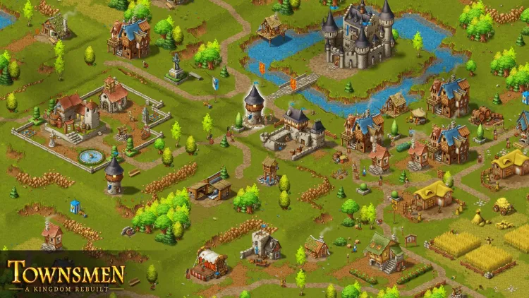 Скриншот Townsmen - A Kingdom Rebuilt — 1