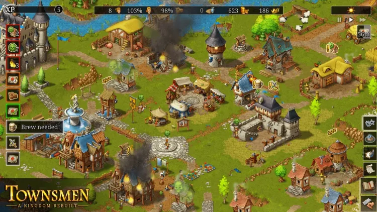 Скриншот Townsmen - A Kingdom Rebuilt — 4
