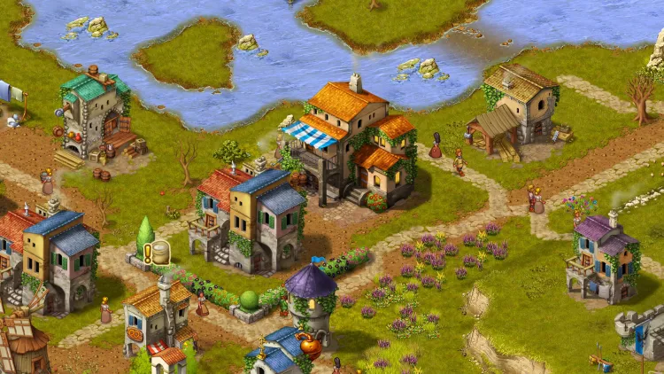 Скриншот Townsmen - A Kingdom Rebuilt: The Seaside Empire — 1