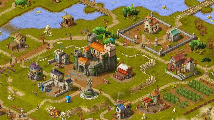 Скриншот Townsmen - A Kingdom Rebuilt: The Seaside Empire — 2