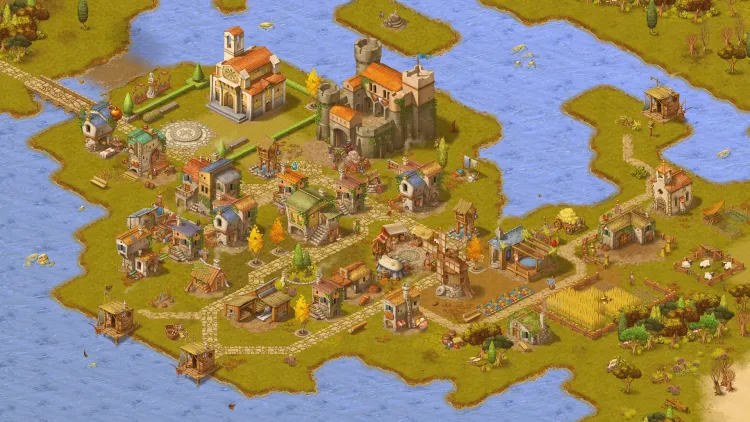 Скриншот Townsmen - A Kingdom Rebuilt: The Seaside Empire — 3