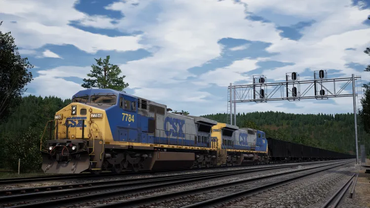 Скриншот Train Sim World 2: CSX C40-8W Loco Add-On DLC — 2