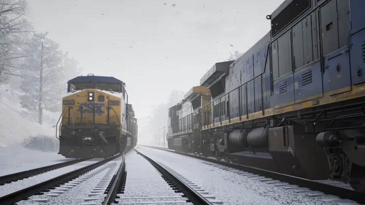 Скриншот Train Sim World 2: CSX C40-8W Loco Add-On DLC — 3