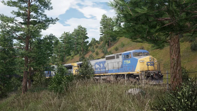 Скриншот Train Sim World 2: CSX C40-8W Loco Add-On DLC — 4