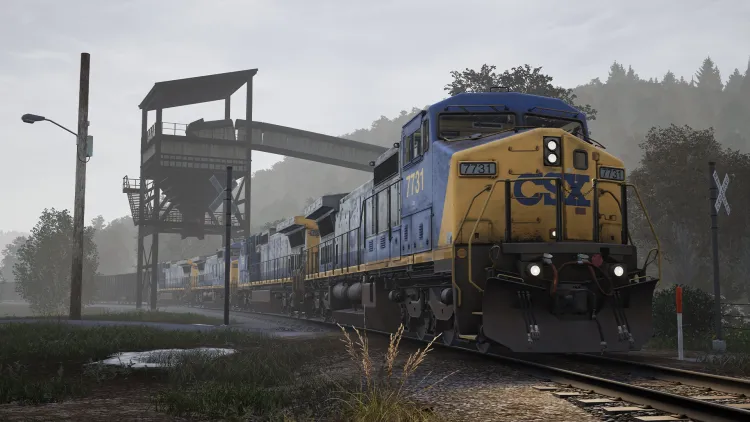 Скриншот Train Sim World 2: CSX C40-8W Loco Add-On DLC — 6