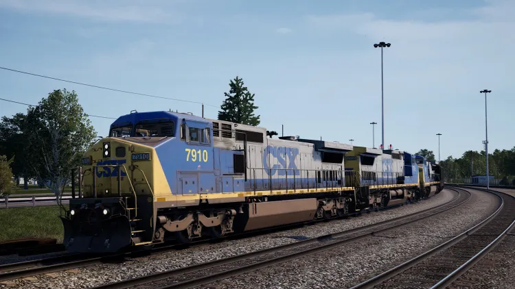 Скриншот Train Sim World 2: CSX C40-8W Loco Add-On DLC — 7