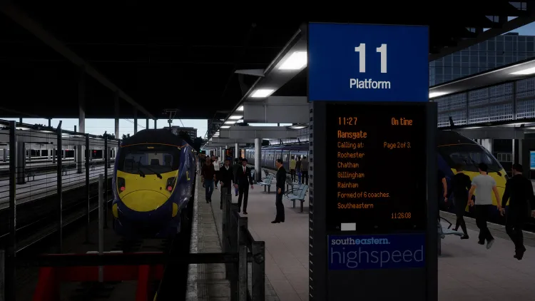 Скриншот Train Sim World 2: Southeastern High Speed: London St Pancras - Faversham Route Add-On DLC — 5