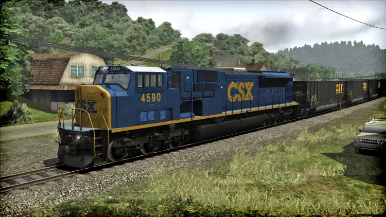 Скриншот Train Simulator: CSX SD80MAC Loco Add-On DLC — 2